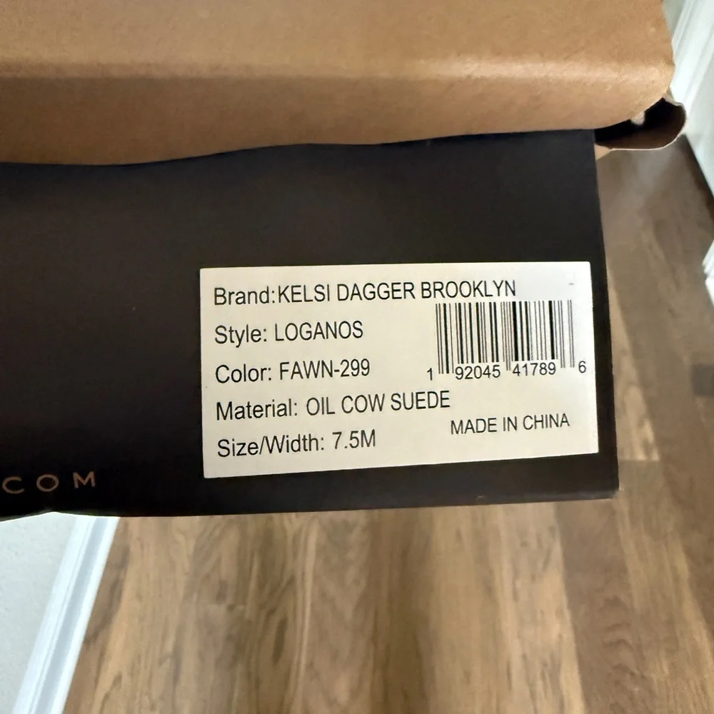 Kelsi Dagger Logan Fawn Over the Knee Boots - Size 7.5